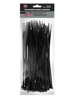 Doprava Zdarma Moje Auto 20-H15 Stahovací pásky 4,8 x 250mm 100 Ks, černé