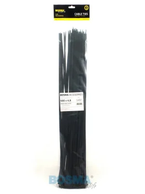 Omezená Nabídka Bosma 5497 Stahovací pásky 4,8x500mm černé 100Ks