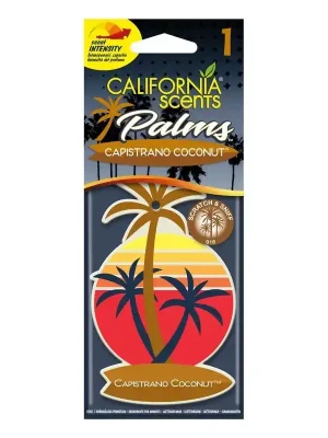 Cenový Hit California Scents Palm Tree Air Capistrano Coconut