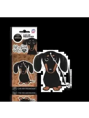 Aroma Car Sausage Dog - animals závěsná vůně Horká Nabídka