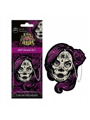 Vrácení Zdarma Aroma Car Dia de los muertos - Violet diamond girl závěsná vůně