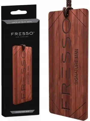 Finální Výprodej Dřevěný přívěsek s vůní Fresso Fresso Signature Man