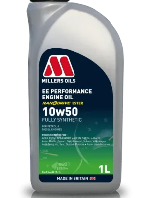 Millers Oils EE Performance 10W-50 1L Finální Výprodej