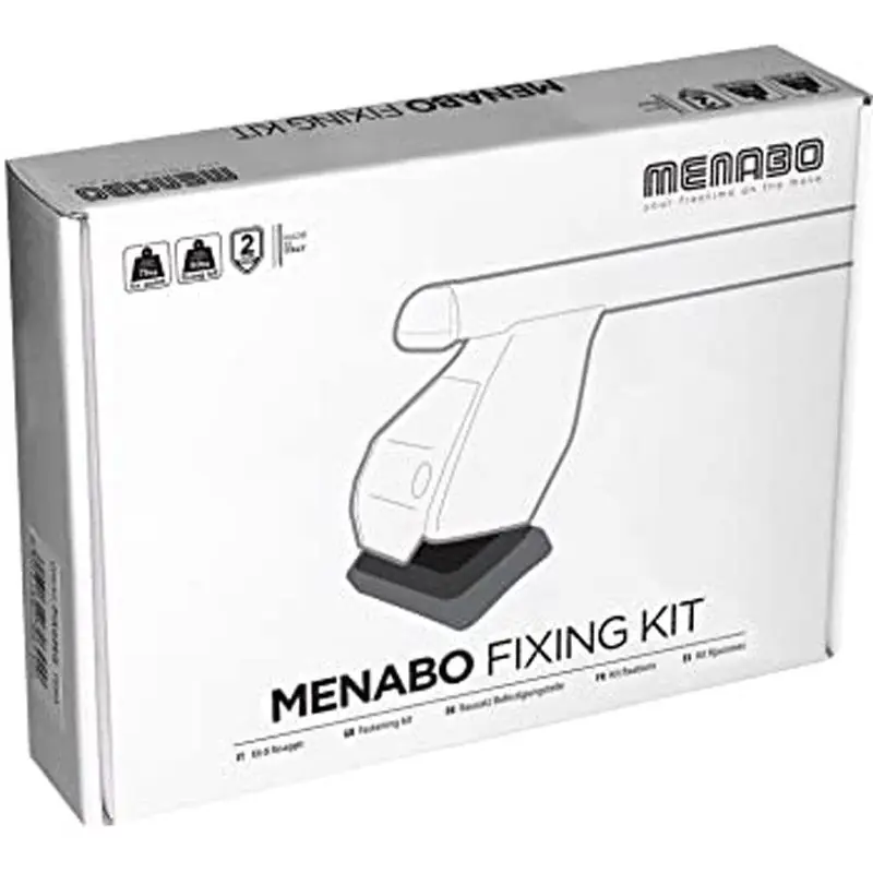 Montážní kit pro patky tyčí střešního nosiče Menabo Tema Fix 026G - sada 4ks / příslušenství Oblíbený