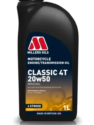 Millers Oils Classic 4T 20W-50 1L Dokud Zásoby Vydrží