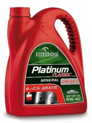 Výprodej Orlen Oil Platinum Classic Mineral Diesel 15W-40 4,5L