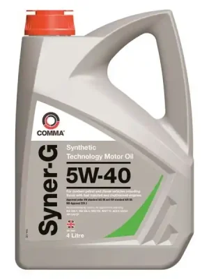 Comma Syner-G 5W-40 4L Aktuální