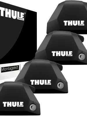 Doprava Zdarma Patky tyčí střešního nosiče Thule Edge Flush Rail - sada 4ks / černé