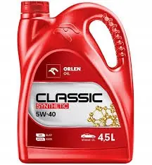 Orlen Oil Classic Synthetic 5W-40 4,5L Autentický