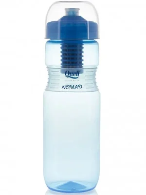 Expresní Doručení Filtrační láhev na pitnou vodu Quell Nomad 700ml - modrá / modrý filtr na 200l vody