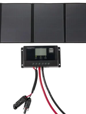 Odeslání Ihned Solární panel rozkládací přenosný s PWM regulátorem ProUser SB100 150W 12V 129x55cm - do auta / na kempování