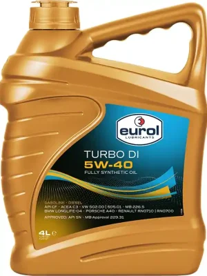 Eurol Turbo DI 5W-40 4L Nízká Cena