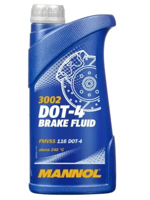 Ověřený Mannol Brake Fluid DOT 4 1L