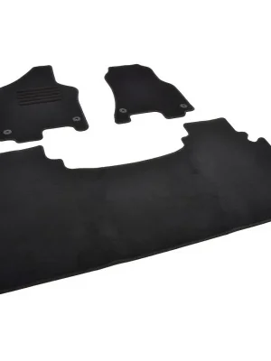 Autokoberce textilní přesné černé / černé obšití - Dodge RAM V 1500 (2019-2023) 5-sedadel Kup Teď
