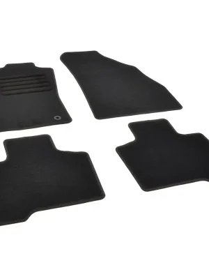Autokoberce textilní přesné černé / černé obšití - Fiat Fiorino III (Typ 225) (2007-2023) 5-sedadel Objednat Nyní
