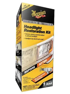 Nakupujte Hned Meguiar's Heavy Duty Headlight Restoration Kit - kompletní sada na renovaci silně poškozených světlometů