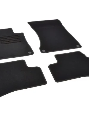 Must-Have Autokoberce textilní přesné černé / černé obšití - Mercedes-Benz S-Klasse (Typ W222) (2013-2020) 5-sedadel
