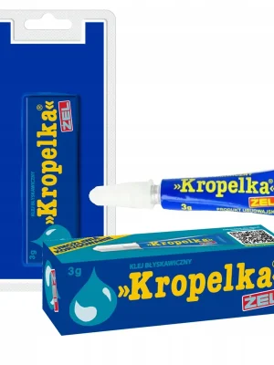 Nejprodávanější Kropelka Bleskové lepidlo, sekundová univerzální GEL na kov, gumu 3g