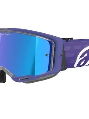brýle VISION 8 CORP, ALPINESTARS (fialová, zrcadlové modré plexi) 2025 Časově Omezené