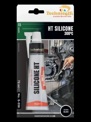 Technicqll Vysokoteplotní silikon, černý 70ml Vysoce Kvalitní