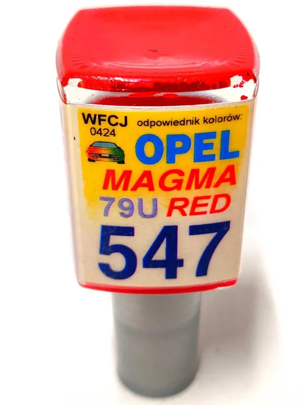 Cenový Hit ARASYSTEM Lakovací tužka 547 Magmarot - Flame Red Opel (1980-2017) 10 ml