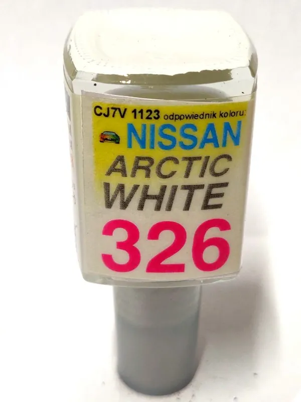 Originální ARASYSTEM Lakovací tužka 326 Arctic White Nissan (1985-2022) 10 ml