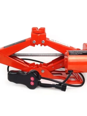 Hever nůžkový elektrický 3000kg 120-350mm - připojení do zásuvky zapalovače 12V DC Sleva