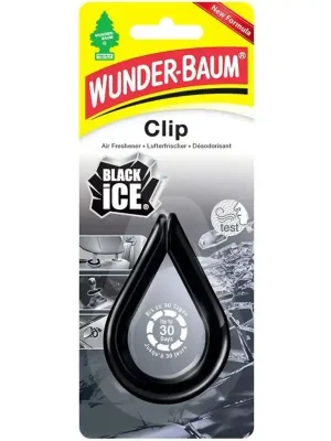 Osvěžovač vzduchu / vůně / stromeček do auta - Wunder-Baum Clip Black Ice Akce