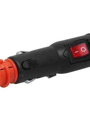 Zástrčka univerzální do zásuvky zapalovače 5A Euro / DIN - s kontrolkou a vypínačem Akce