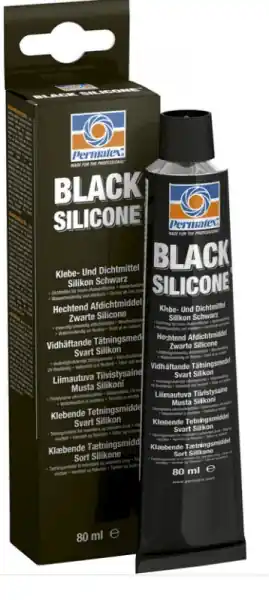 Odeslání Ihned Permatex 60011 Black Silicone - černý silikon 80ml