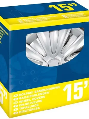 Nová Kolekce Ozdobné kryty kol / poklice 15 palců - Delta Ring - sada 4ks
