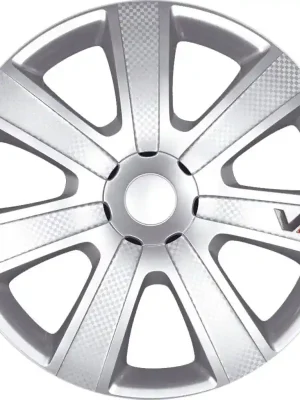 Oblíbený Ozdobné kryty kol / poklice 16 palců - VR Carbon Silver - sada 4ks