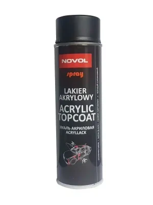 Novol 34342 Acrylic topcoat - černý satén 500ml Tovární Cena