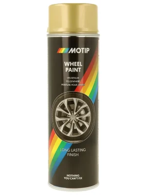 Výprodej Motip 04008 Sprej na disky kol, zlatý 500ml