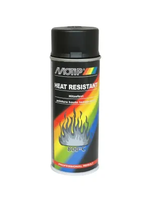 Motip 04031 žáruvzdorná barva černá 400ml Nízká Cena