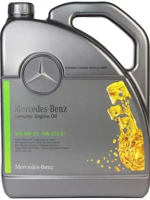 Koupit Online Syntetický motorový olej originální Mercedes Benz 5W-30 229.51 5l