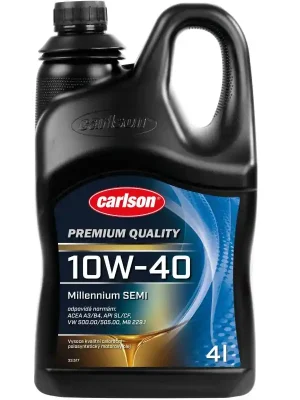 Polosyntetický motorový olej Carlson Premium 10W-40 Millenium Semi 4l Hit Sezóny