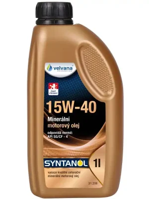 Zlevněný Minerální motorový olej Syntanol 15W-40 1l