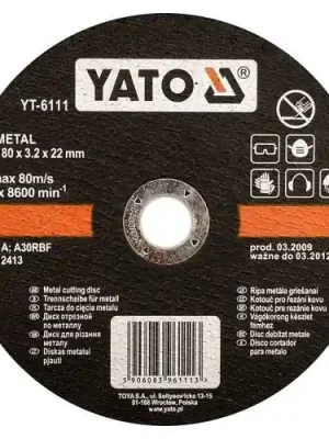Yato Kotouč na kov 125 x 22 x 2,5 mm YT-5924 Originální