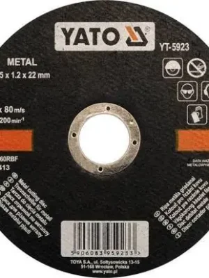 Ověřený Yato Kotouč řezný na kov 125 x 22 x 1,2 mm YT-5923