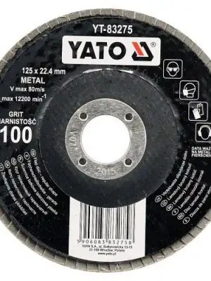 Yato Kotouč lamelový brusný na kov 125x22,4mm P36 YT-83271 Nejprodávanější