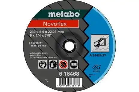 Metabo 616460000 Brusný kotouč na kov Novoflex 115x6,0x22,23 ocel, SF 27 Levný