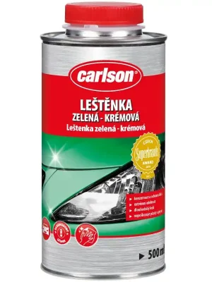 Leštěnka na lak karosérie s barevným pigmentem Carlson - zelená krémová 500ml Časově Omezené