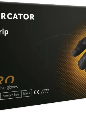 Mercator Rukavice jednorázové GoGRIP BLACK nitril nepudrované 50ks, velikost 10/XL Oblíbený