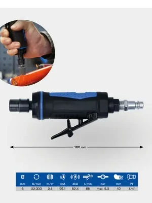 Brilliant Tools BT160705 Pneumatická přímá minibruska, rovná Doprava Zdarma