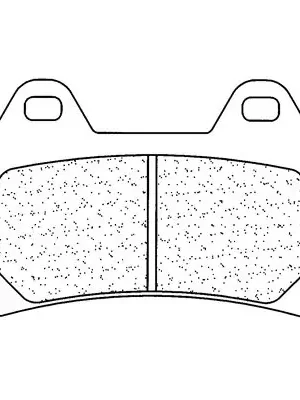 Nízká Cena Brzdové destičky CL BRAKES 2539 S4