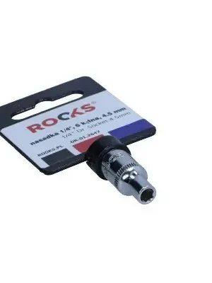 Rooks Nástrčná hlavice, šestihran 4,5mm OK-01.2647 Oblíbený