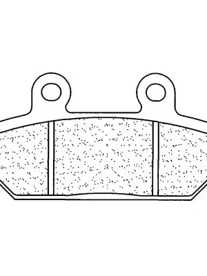 Autentický Brzdové destičky CL BRAKES 2310 A3+