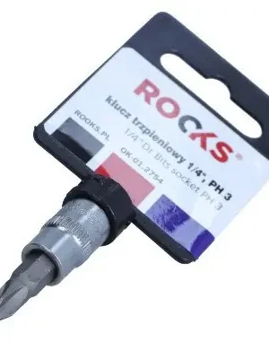 Rooks Nástrčná hlavice, křížový PH3 OK-01.2754 Oblíbený