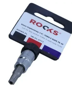 Doprava Zdarma Rooks Nástrčná hlavice, Torx-5 safe TS30 OK-01.2777